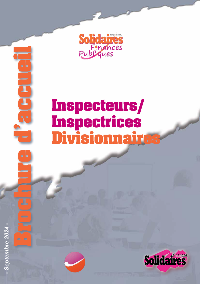 Brochure d'accueil Inspecteurs/Inspectrices Divisionnaires